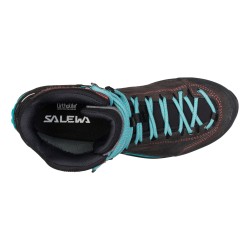 Salewa MTN Trainer Mid GTX Damski Dorosły Czarny, Niebieski