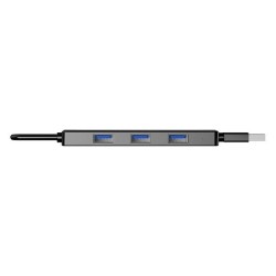 UNITEK HUB USB-A 4X USB-A 5 GBPS, CZARNY
