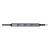 UNITEK HUB USB-A 4X USB-A 5 GBPS, CZARNY