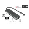 Alcasa HUB-C001A huby i koncentratory USB Type-C 5000 Mbit/s Antracyt