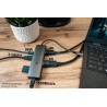 Alcasa HUB-C001A huby i koncentratory USB Type-C 5000 Mbit/s Antracyt