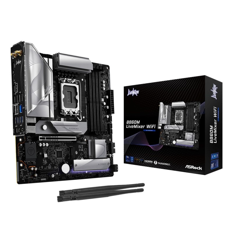 Płyta główna ASRock B860M LiveMixer WiFi Płyta główna ASRock B860M LiveMixer WiFi
