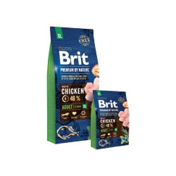 BRIT Premium by Nature Adult XL - sucha karma dla psów dorosłych dużych ras - 15 kg