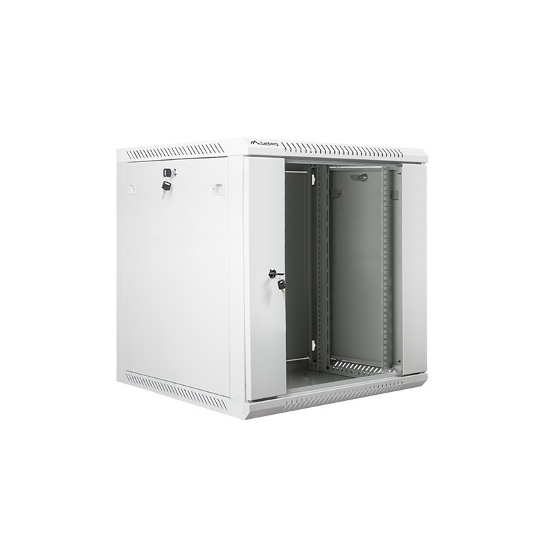 Szafa rack Lanberg WF01-6612-10S (12U 635mm / 600mm / 600 mm wisząca Szklane 19'' kolor szary) Szafa rack Lanberg WF01-6612-10S (12U 635mm / 600mm / 600 mm wisząca Szklane 19'' kolor szary)