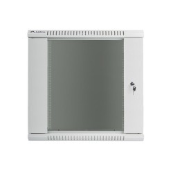 Szafa rack Lanberg WF01-6612-10S (12U 635mm / 600mm / 600 mm wisząca Szklane 19'' kolor szary)