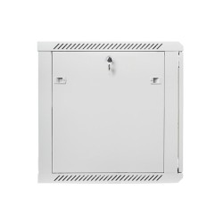 Szafa rack Lanberg WF01-6612-10S (12U 635mm / 600mm / 600 mm wisząca Szklane 19'' kolor szary)