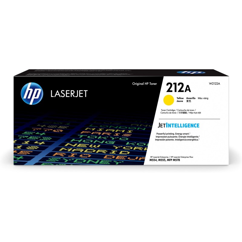 HP 212A YELLOW ORIGINAL/LASERJET TONER CARTRIDGE HP 212A YELLOW ORIGINAL/LASERJET TONER CARTRIDGE