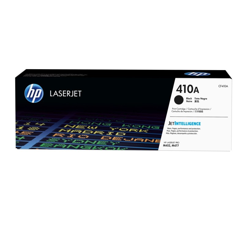 HP 410A oryginalny wkład z czarnym tonerem LaserJet HP 410A oryginalny wkład z czarnym tonerem LaserJet