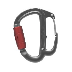 Petzl M042AA00 karabińczyk do wspinaczki Zapięcie z blokadą W kształcie litery D Aluminium Szary 1 szt.