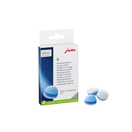 Tabletki czyszczące 3-fazowe Jura 6szt.