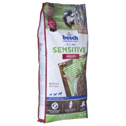 BOSCH Sensitive Lamb & Rice - karma dla psów z wrażliwym żołądkiem z jagnięciną i ryżem - 15 kg