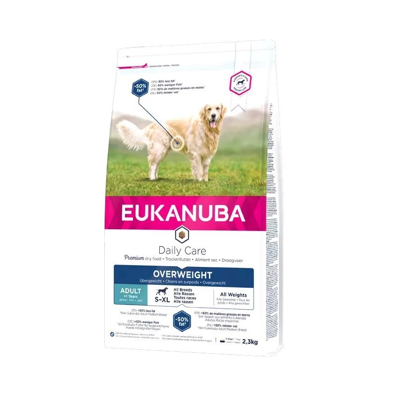 EUKANUBA Daily Care Overweight - sucha karma dla psa - 12 kg
