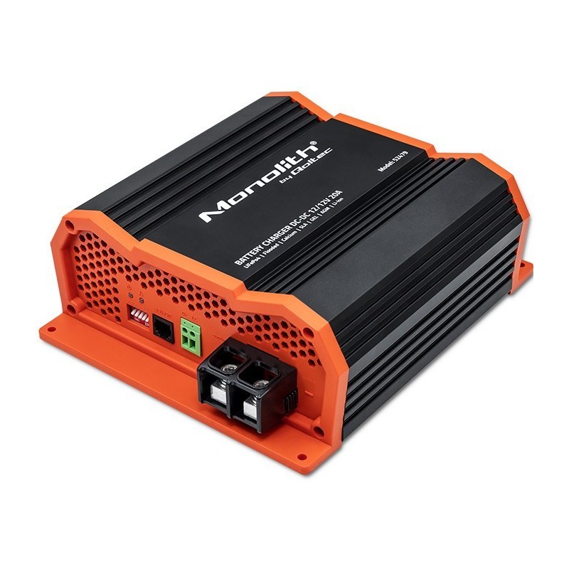 QOLTEC ŁADOWARKA DC-DC MONOLITH DO AKUMULATORÓW LIFEPO4 AGM 12V-12V | 20A | 250W QOLTEC ŁADOWARKA DC-DC MONOLITH DO AKUMULATORÓW LIFEPO4 AGM 12V-12V | 20A | 250W