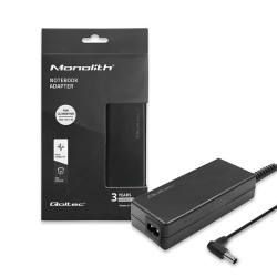 QOLTEC ZASILACZ DO MONITORA LG 25W | 19V | 1.3A | 6.54.4 |+KABEL ZASILAJĄCY
