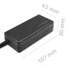 QOLTEC ZASILACZ DO MONITORA LG 25W | 19V | 1.3A | 6.54.4 |+KABEL ZASILAJĄCY