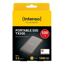 Intenso Lesen/Schreiben bis zu 1000 MB/s/500GB USB Type-C 3.2 Gen 2 (3.1 Gen 2) Brązowy