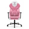 Fotel gamingowy DIABLO X-GAMER różowo-biały