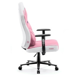 Fotel gamingowy DIABLO X-GAMER różowo-biały