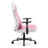 Fotel gamingowy DIABLO X-GAMER różowo-biały