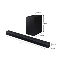 Samsung HW-C400/EN moduł głośników Czarny 2.0 kan.