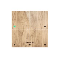 Grenton Panel dotykowy/ 4 pola dotykowe/ TF-Bus/ jasny drewniany front