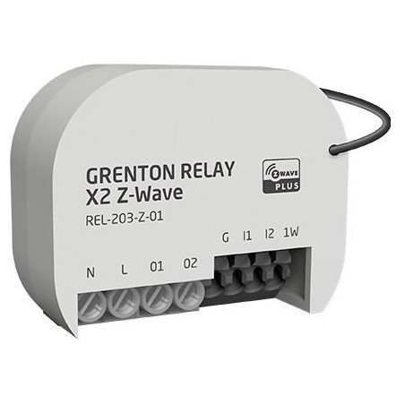 Moduł przekaźnikowy RELAYx2 Z-Wave Grenton