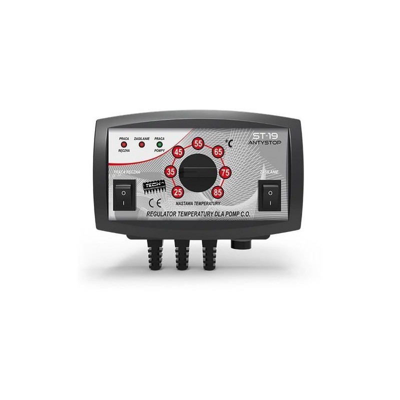 Tech Controller ST-19 centrino szildymo siurbliui, anti-stop, juodas