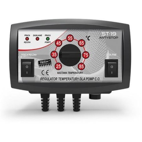 Tech Controller ST-19 centrino szildymo siurbliui, anti-stop, juodas