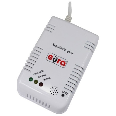 Czujnik gazu ziemnego EURA GD-00A2 GS-860 230V LPG CNG z przewodem