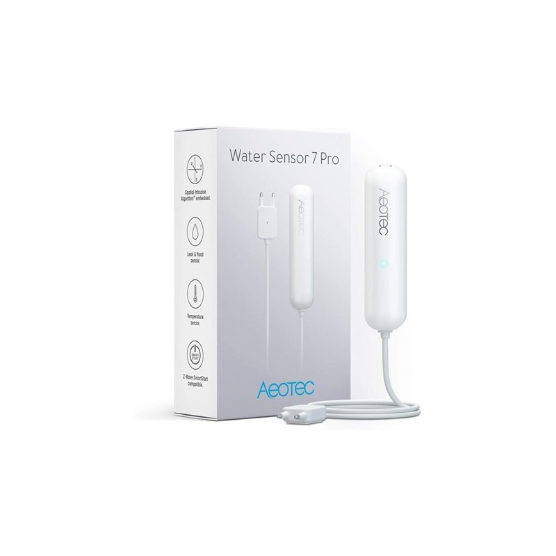 AEOTEC | Czujnik wody 7 Pro | Z-Wave Plus V2 | Zigbee | Biały