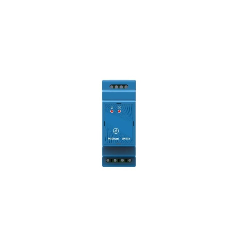 Przewodowy dimmer do 5 taśm LED na szynę DIN biały DIM-S5M Tech Sterowniki