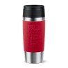EMSA Travel Mug Classic N2020400 kubek podróżny 360 ml Czarny, Czerwony, Stal nierdzewna Stal nierdzewna