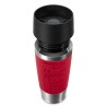 EMSA Travel Mug Classic N2020400 kubek podróżny 360 ml Czarny, Czerwony, Stal nierdzewna Stal nierdzewna