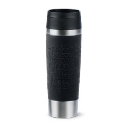 EMSA Travel Mug Classic N2022000 kubek podróżny 500 ml Czarny, Stal nierdzewna Stal nierdzewna