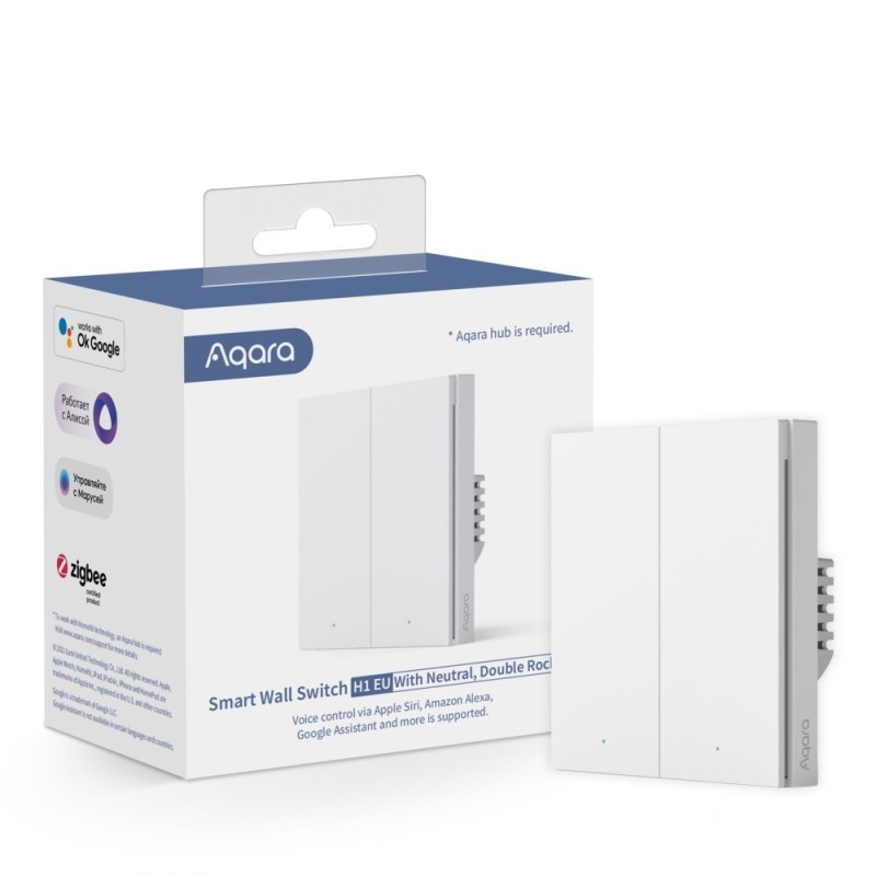 Inteligentny włącznik Aqara Smart Wall Switch H1 WS-EUK04 Inteligentny włącznik Aqara Smart Wall Switch H1 WS-EUK04