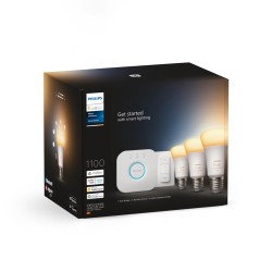 Philips Hue White ambiance Zestaw startowy: 3 inteligentne żarówki E27 (1100) + regulator przyciemniania Hue Dimmer switch