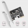 Axagon PCES-SJ2 adapter Wewnętrzny SATA