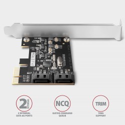 Axagon PCES-SJ2 adapter Wewnętrzny SATA
