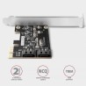Axagon PCES-SJ2 adapter Wewnętrzny SATA