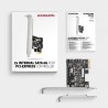 Axagon PCES-SJ2 adapter Wewnętrzny SATA