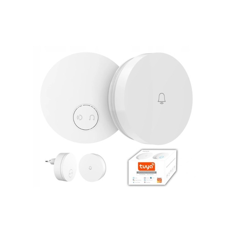 Dzwonek bezprzewodowy Linptech G6LW Wi-Fi Tuya bezbateryjny