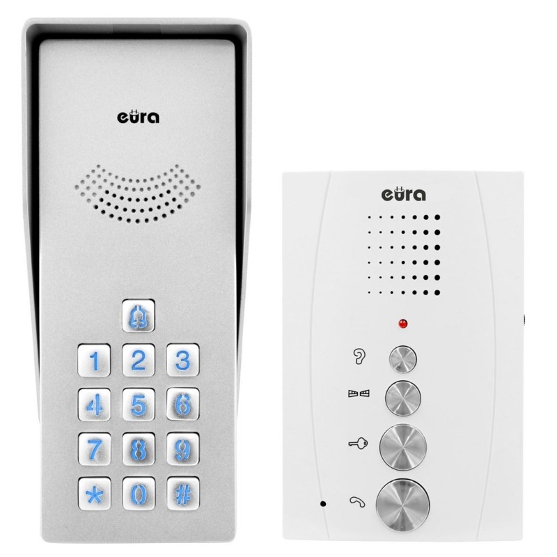 Domofon EURA ADP-38A3 ENTRA, (biały) Domofon EURA ADP-38A3 ENTRA, (biały)