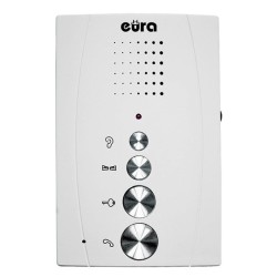 DOMOFON 'EURA' ADP-51A3 'DIFESA' - 1-rodzinny, 2 unifony, interkom, (biały)