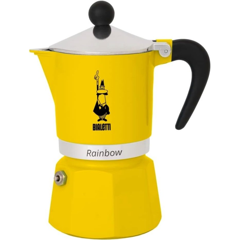 Bialetti kawiarka Rainbow 6tz Żółta