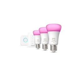 Philips Hue White and color ambiance Zestaw startowy: 3 inteligentne żarówki E27 (1100) + regulator przyciemniania Hue Dimmer