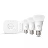 Philips Hue W Starter Kit 9,5W A60 E27 3szt, mostek, przełącznik Philips Hue Hue W Starter Kit 9,5W A60 E27, 3szt., mostek,