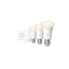 Philips Hue W Starter Kit 9,5W A60 E27 3szt, mostek, przełącznik Philips Hue Hue W Starter Kit 9,5W A60 E27, 3szt., mostek,