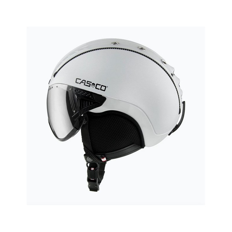Kask narciarski CASCO SP-2 Carbonic Visor White S52-54 Kask narciarski CASCO SP-2 Carbonic Visor White S52-54