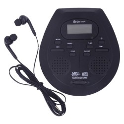 Discman z auto resume i anti-shock DMP-395B czarny
