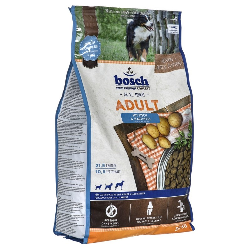 BOSCH Adult Fish & Potato - sucha karma dla psa - 3 kg